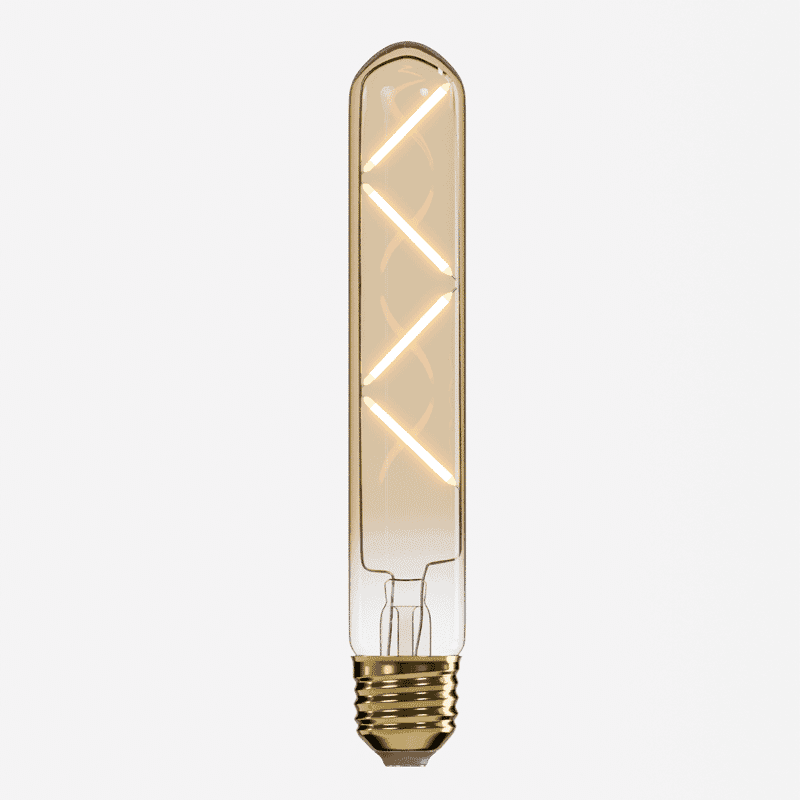 LED light bulb Tube vintage look E27 4 W 220 V 3x18.5 cm