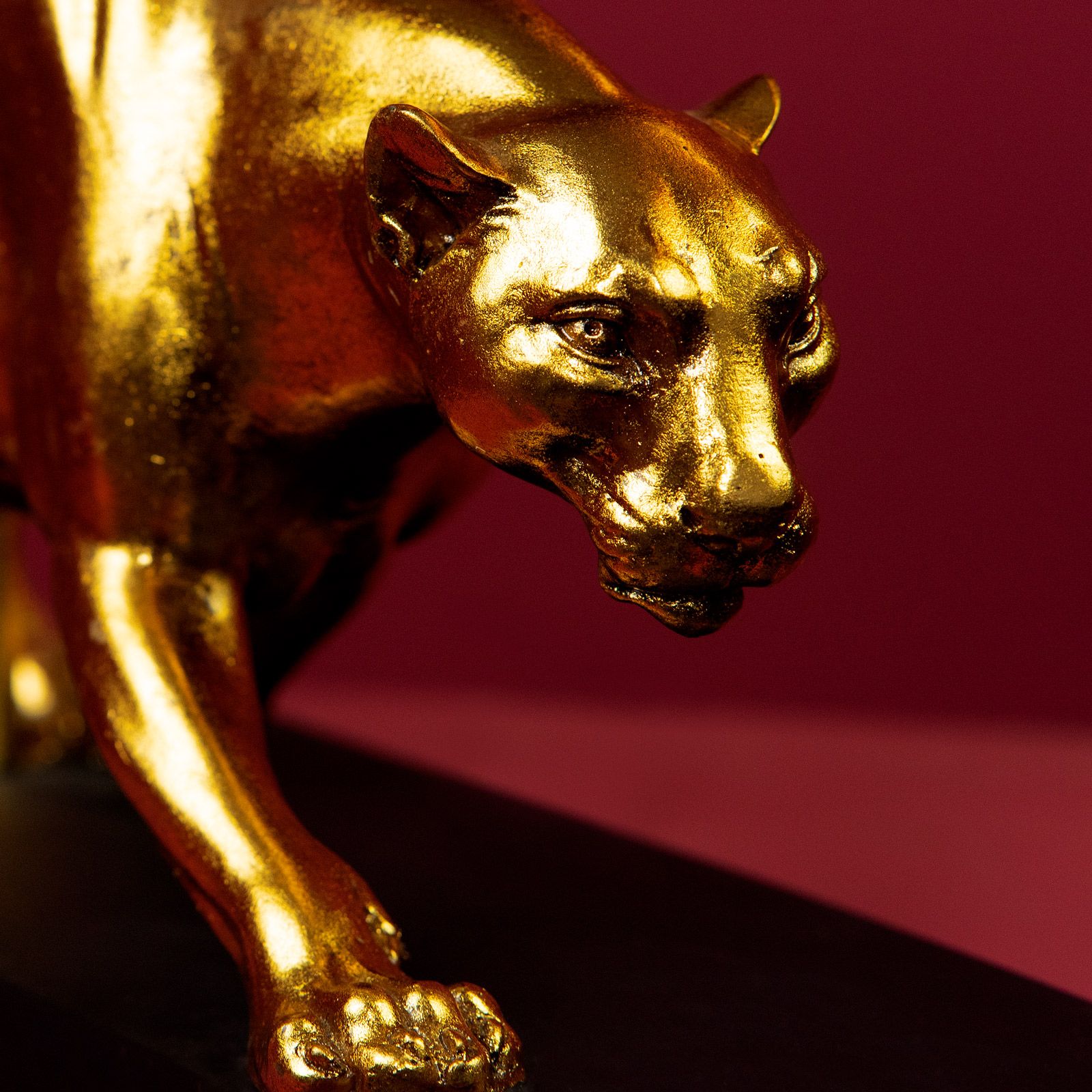 Table lamp panther Baghiro, gold