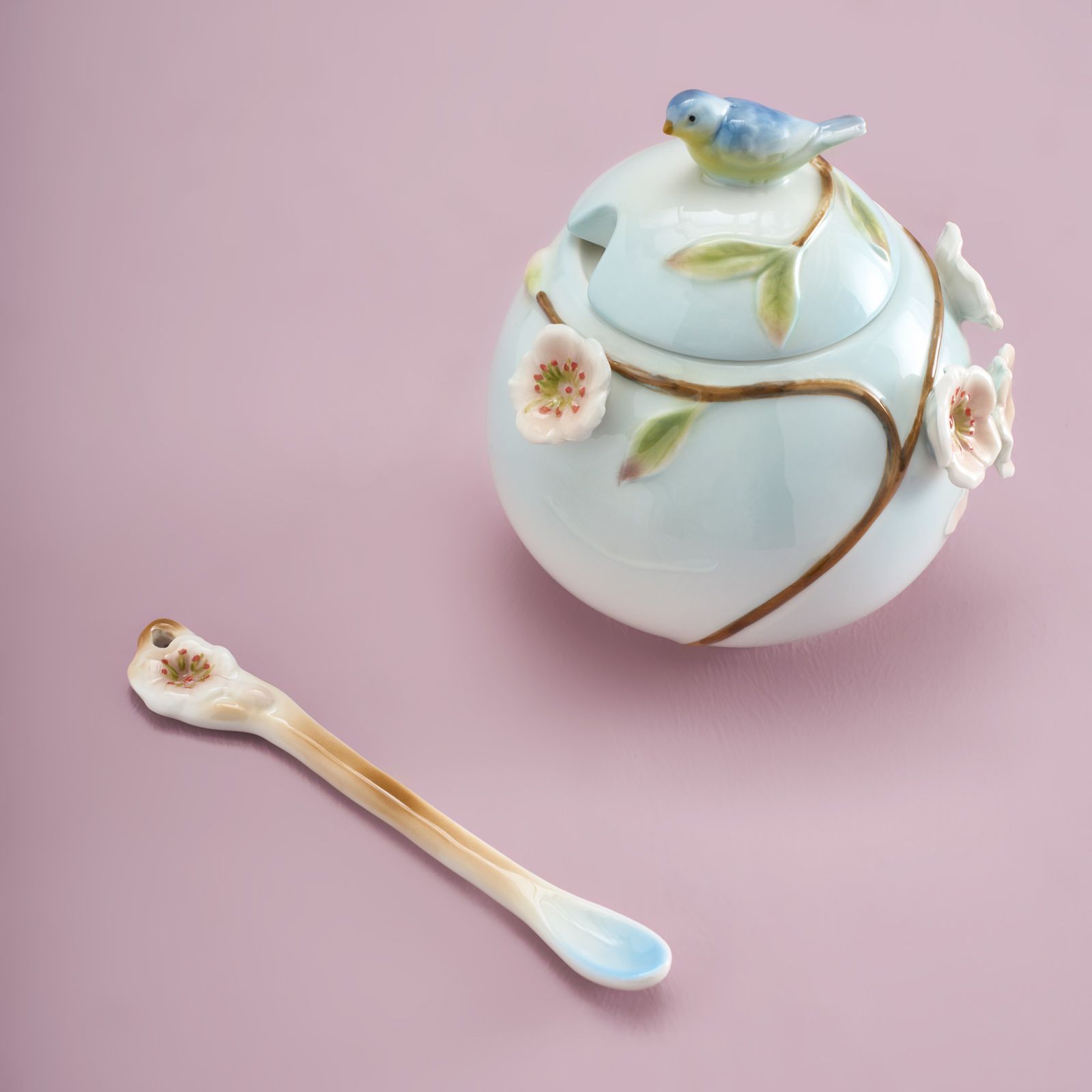 3-piece tea, milk & sugar set Birds 3-piece tea, milk & sugar set Birds