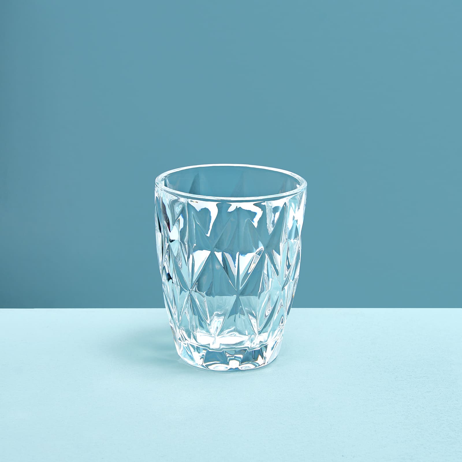 Set of 4 drinking glass, clear, glass, 8x10 cm