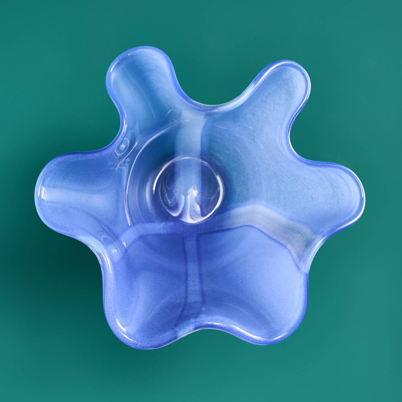 Vase Finya, blue