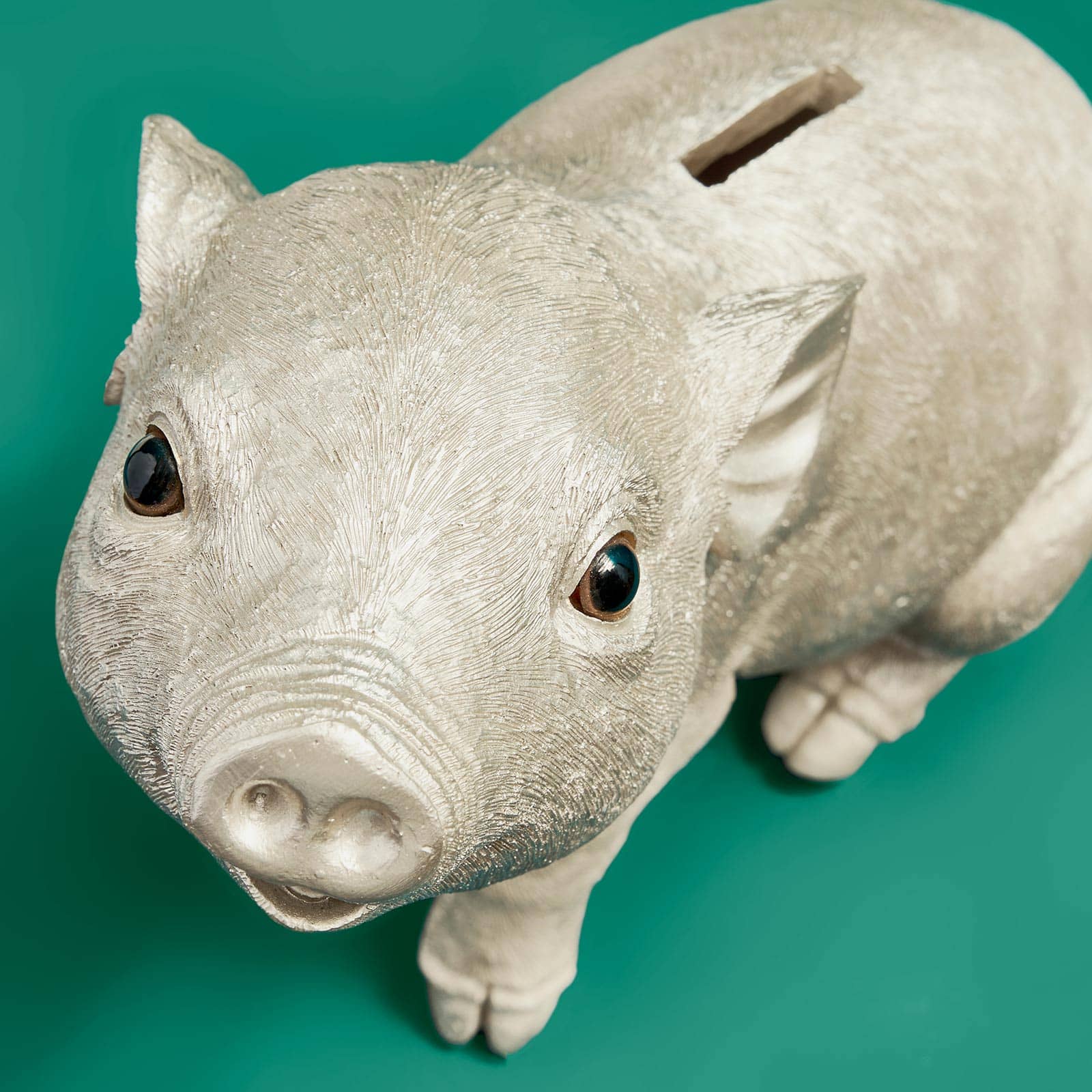 Tirelire cochon Piggy Bank, or rose