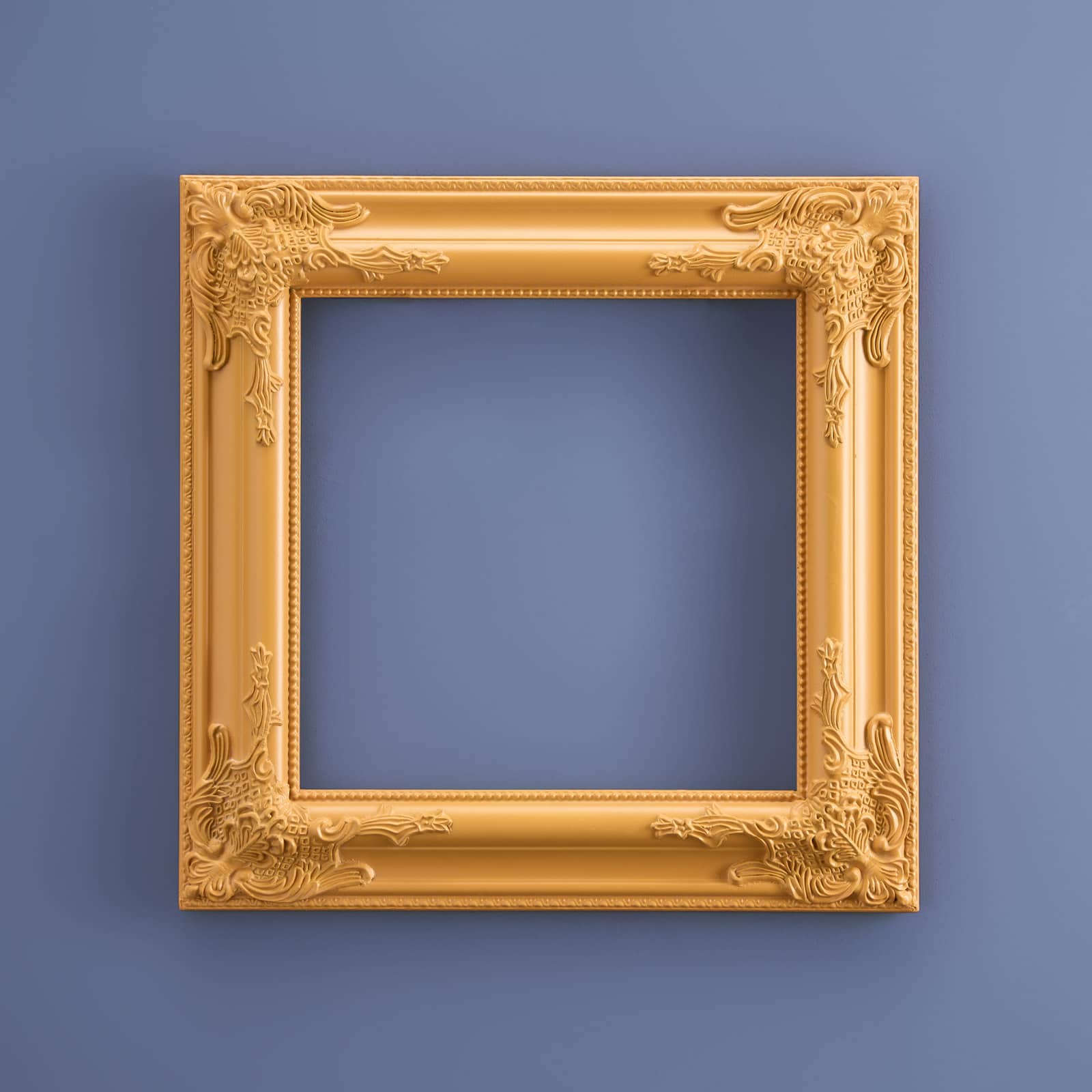 Baroque frame, orange