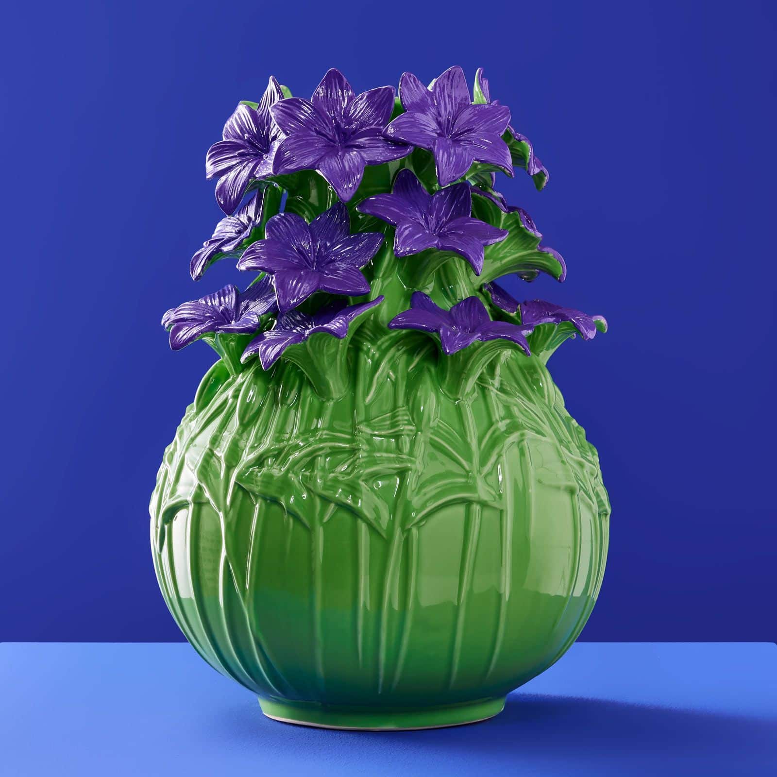 Verano vase, green-purple