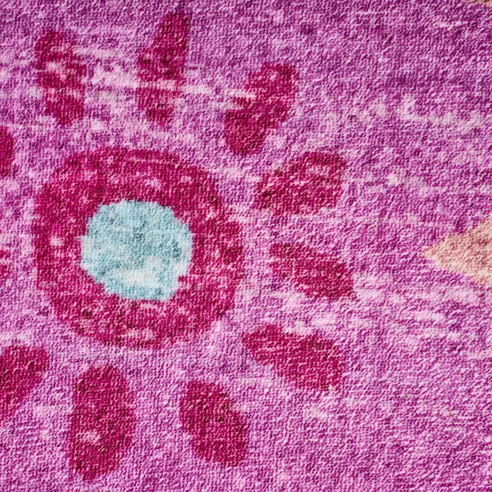 Teppich Fiore m. Blumenmotiv, mehrfarbig Teppich Fiore m. Blumenmotiv, mehrfarbig