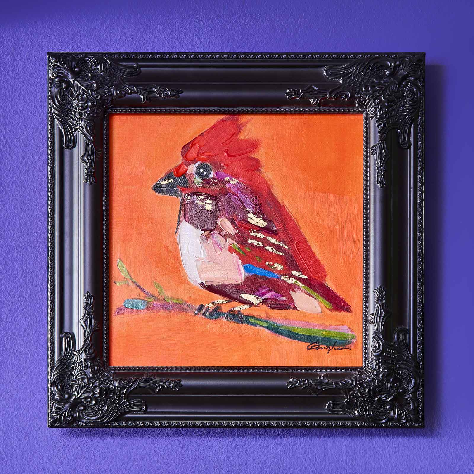 Peinture Birdy, rouge-orange