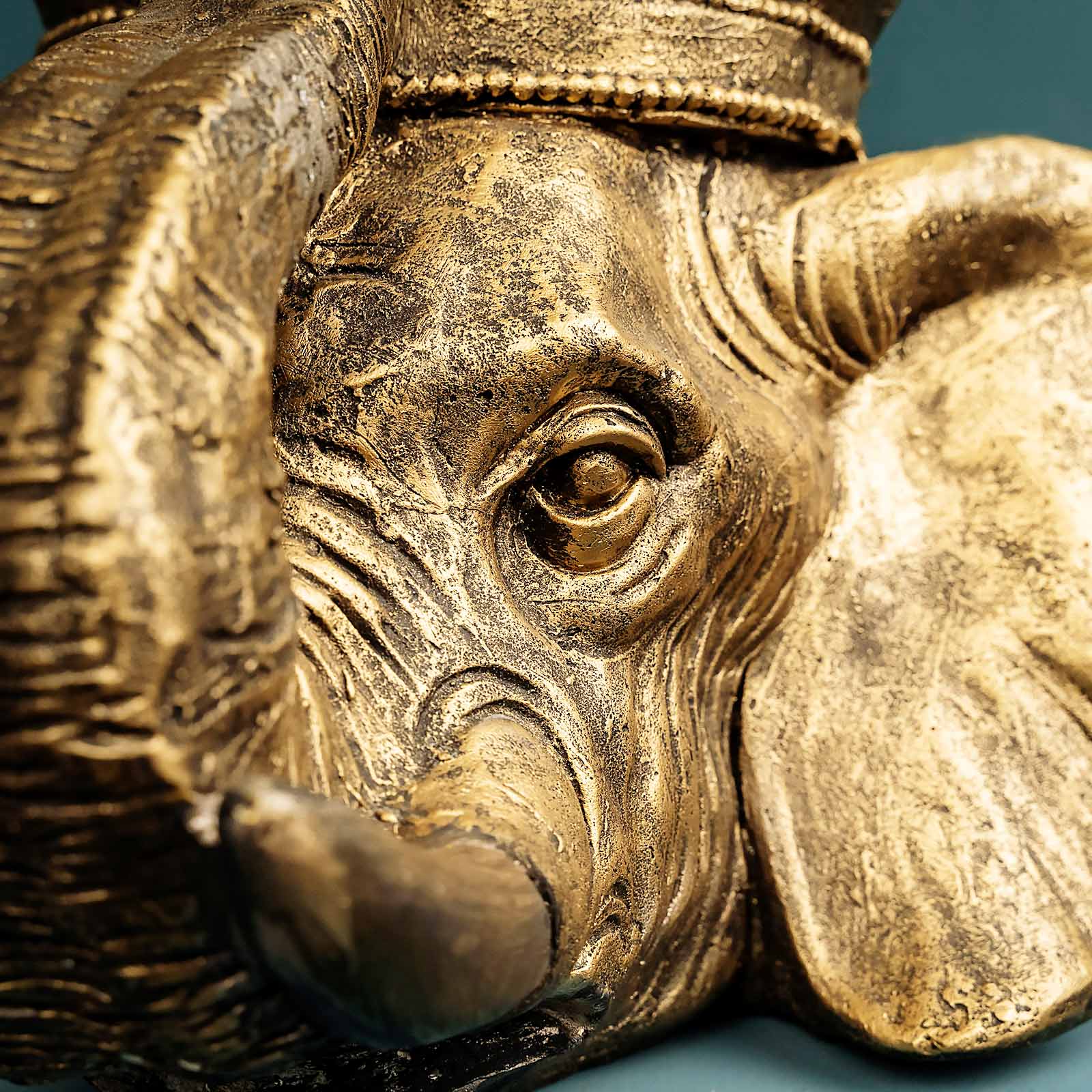 gold,Magnesia, 45x44,5x37,5cm Jumbo, Pflanztopf Elefant