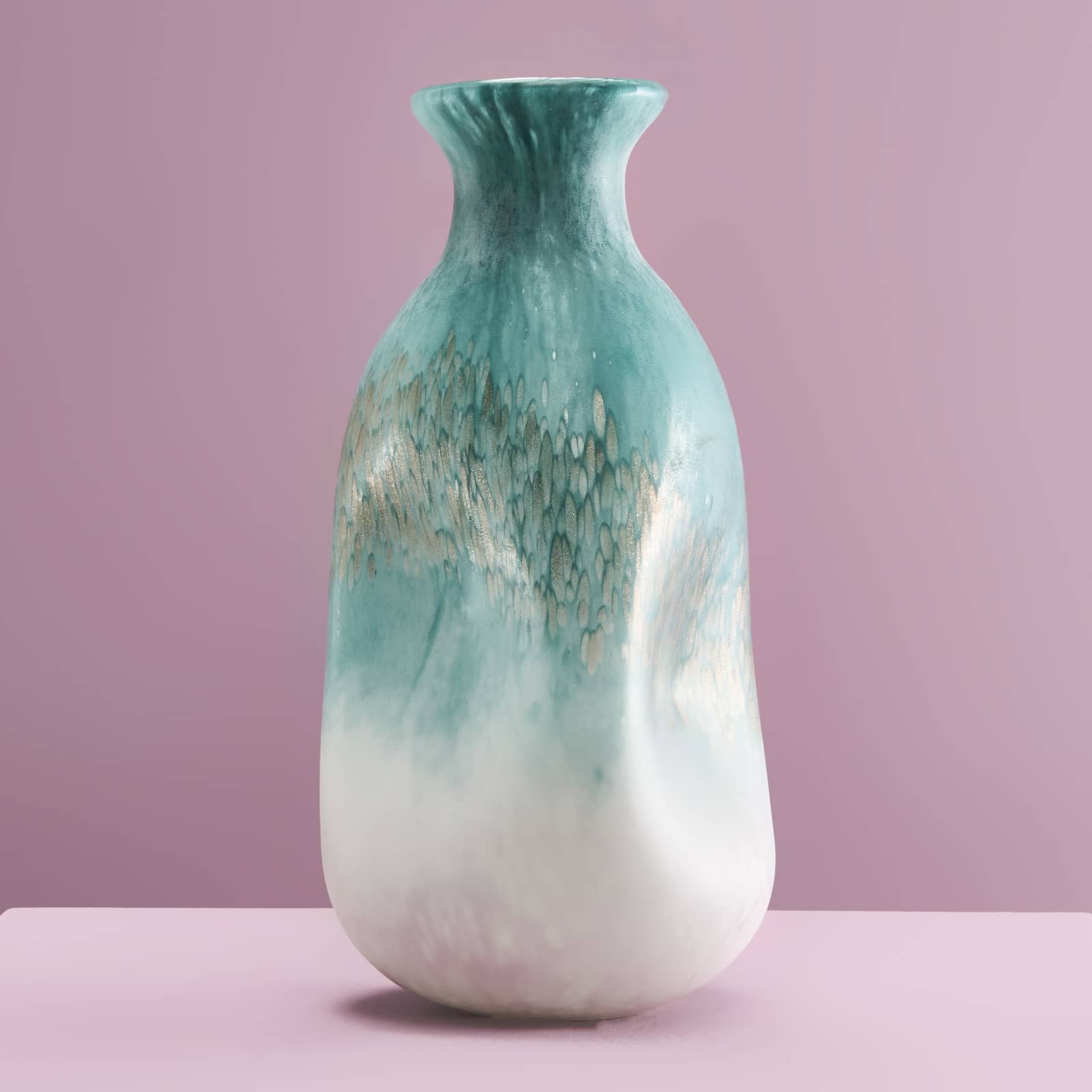 Vase Alea II, turquoise