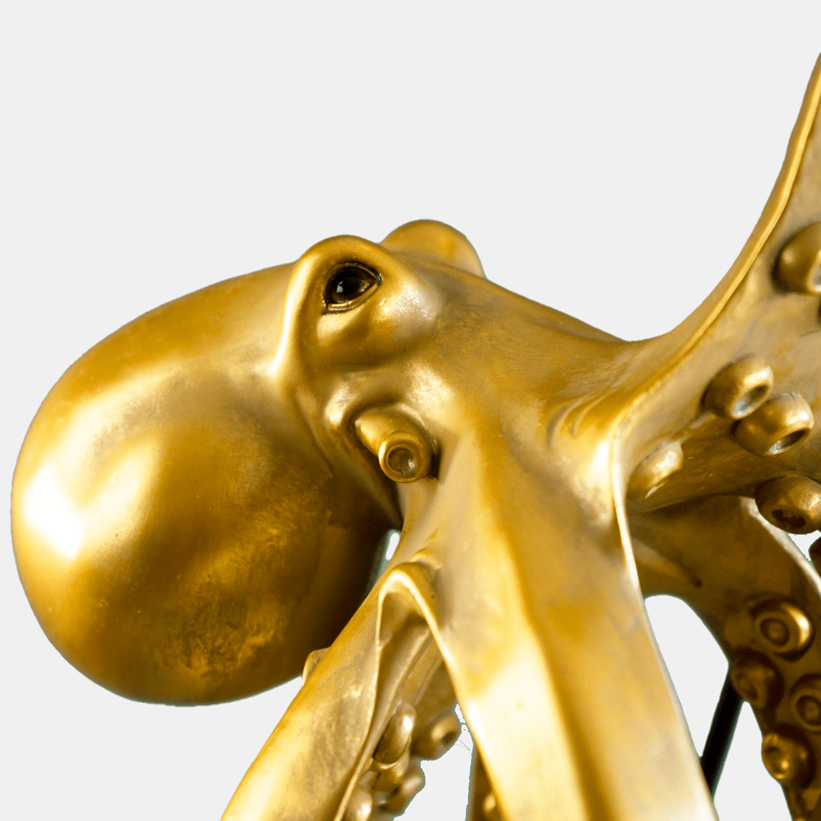 Tischleuchte Oktopus Otto Octopus, gold, polyresin, 27x25,5x54 cm