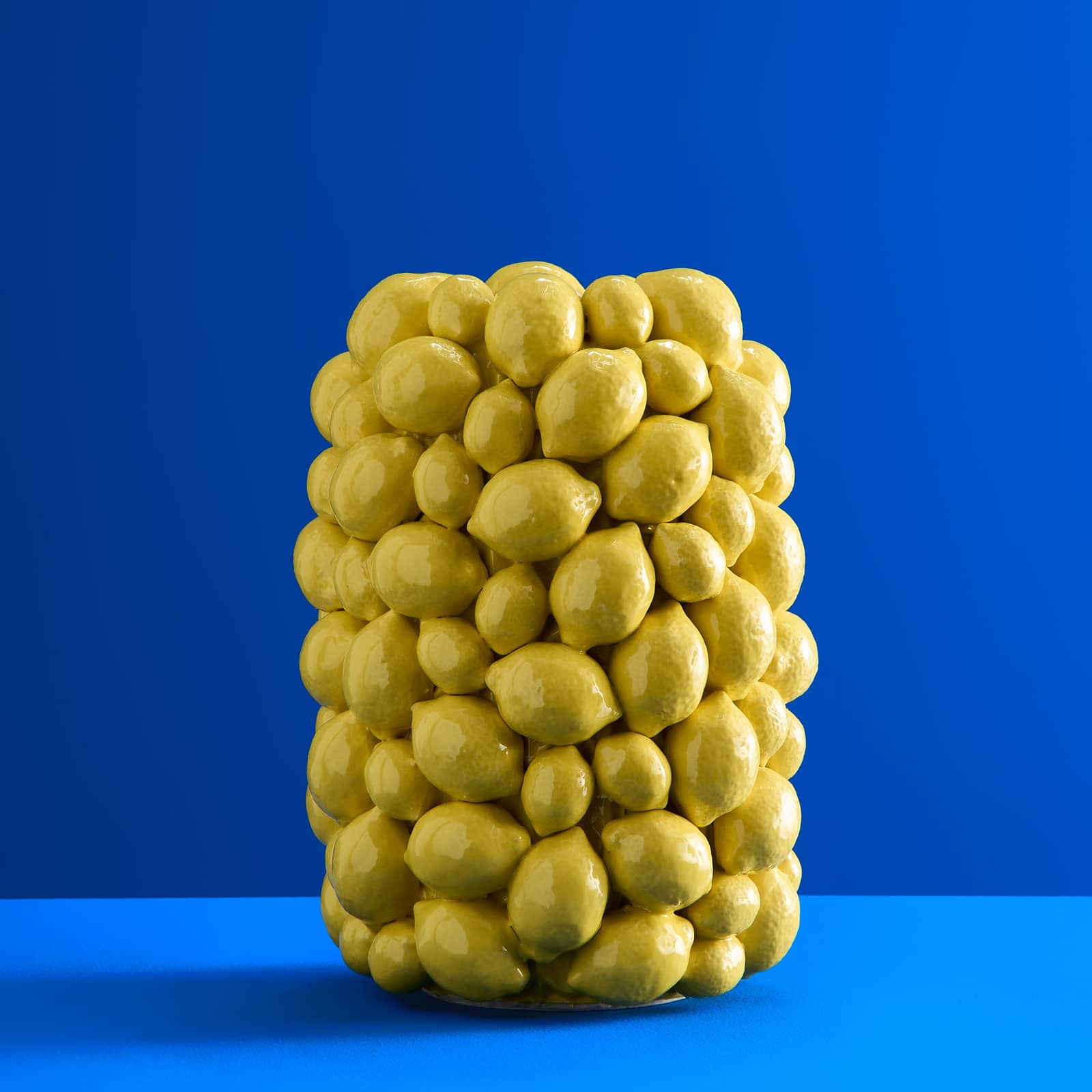 Vase lemon, yellow