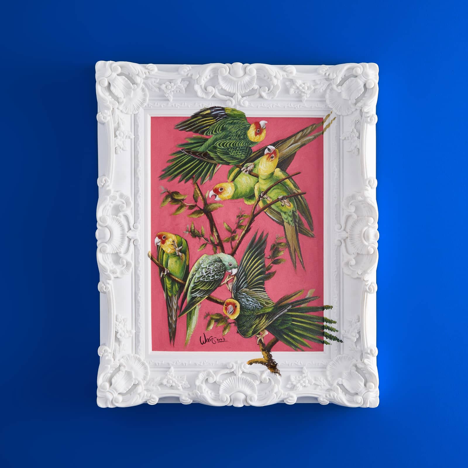 Pintura Pájaros Coco