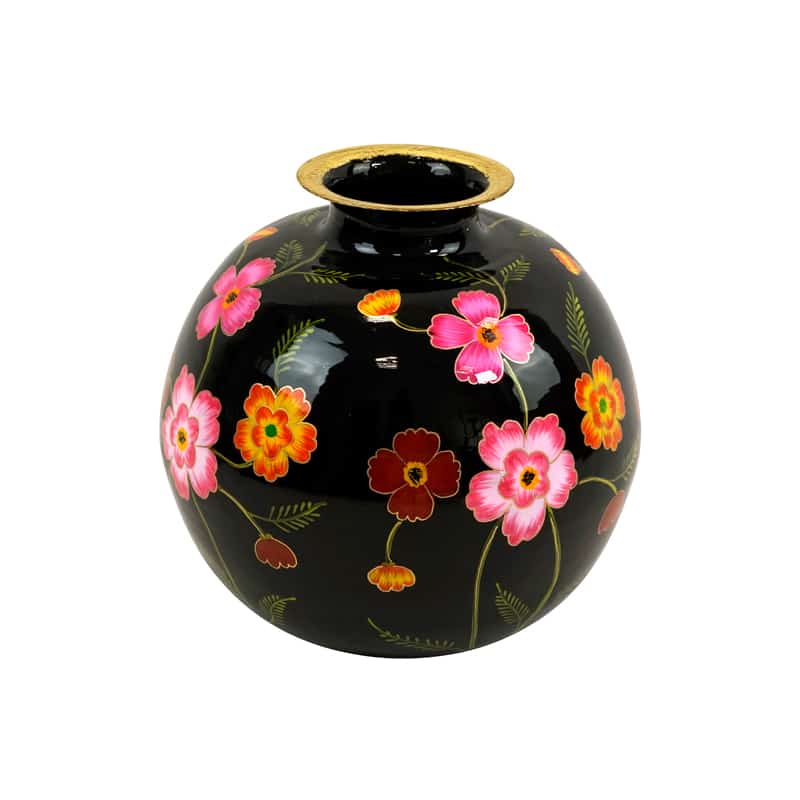 Vase Lorea M, black