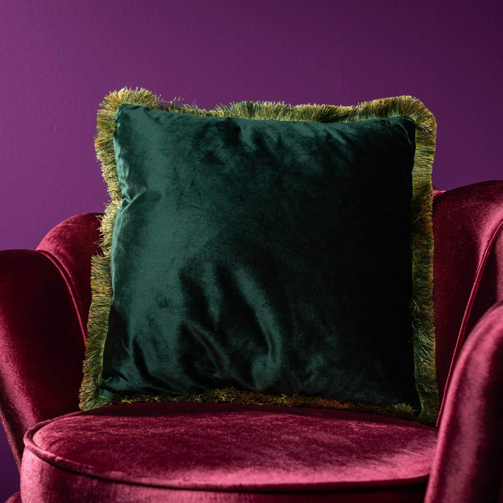 Velvet cushion