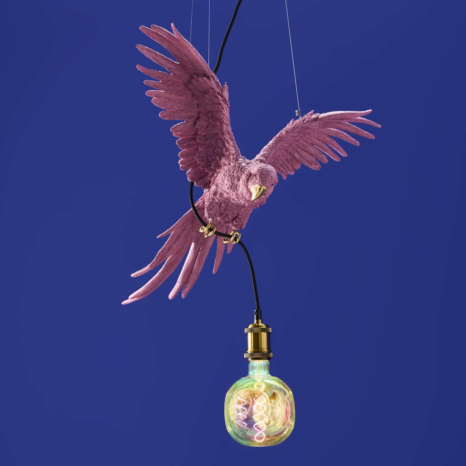 Deckenleuchte Papagei Percy, pink