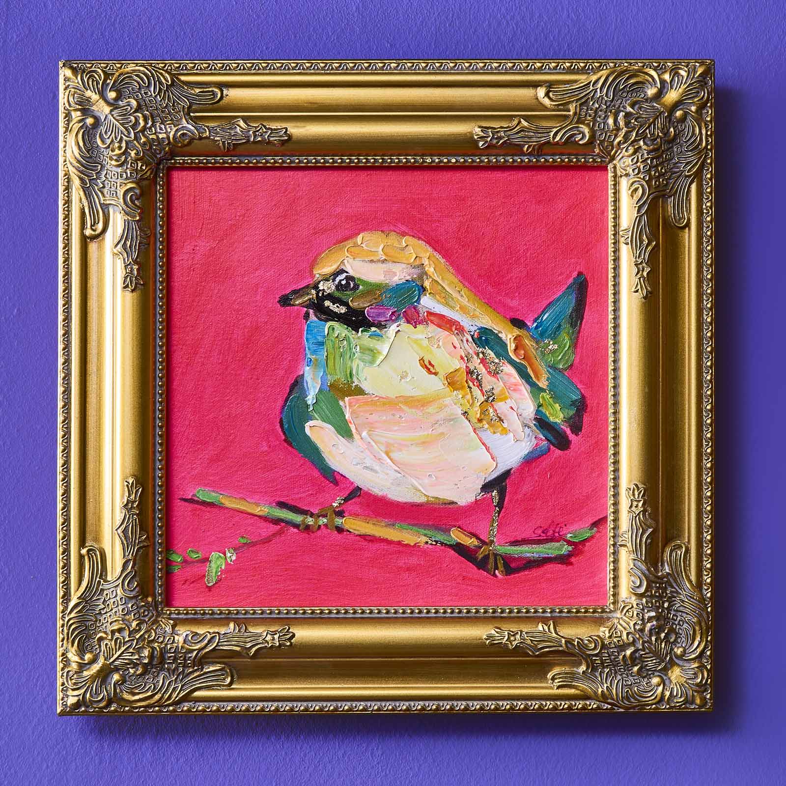 Quadro Birdy, rosa