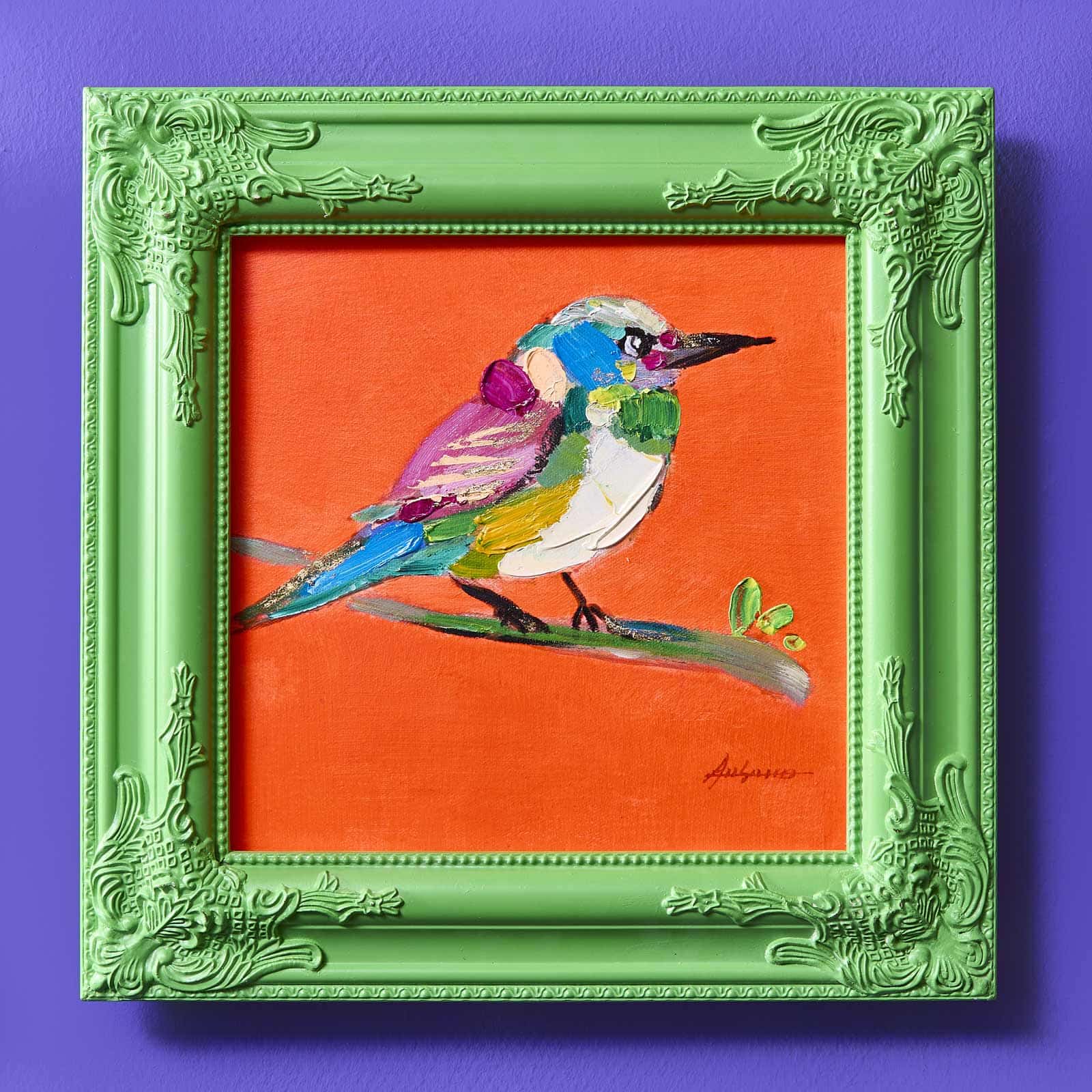 Quadro Birdy, rosso 