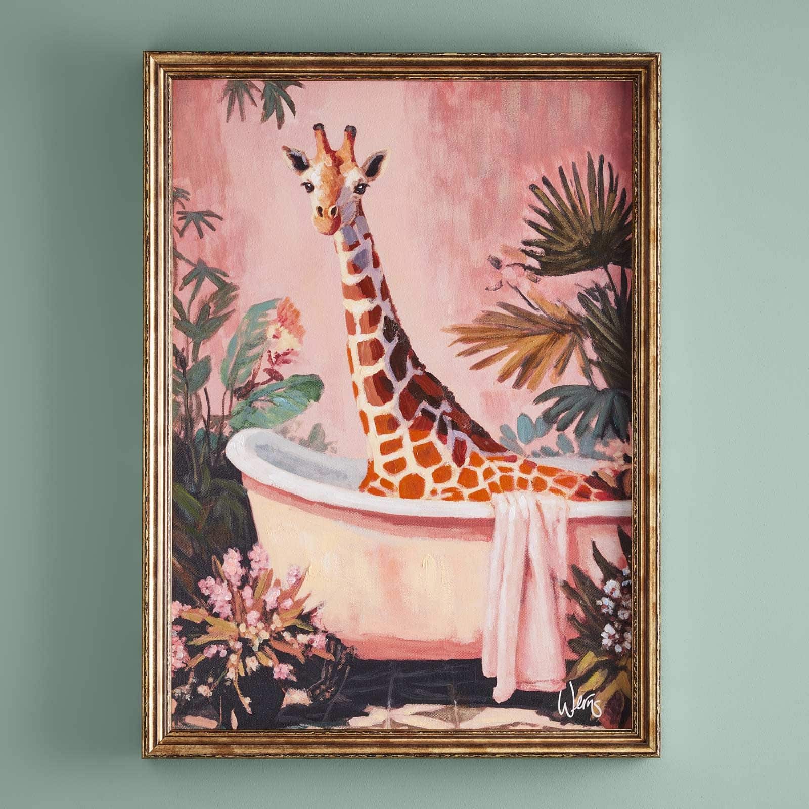 Gemälde Gigi´s Bathtub, Acryl auf Leinwand