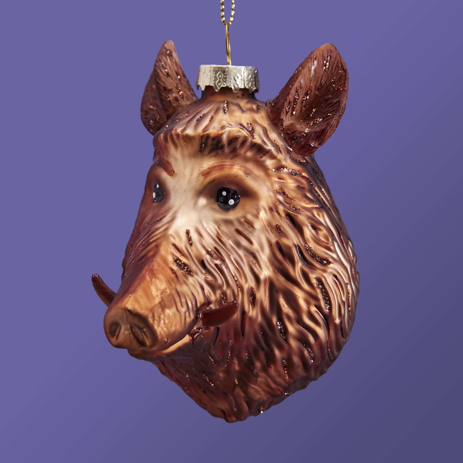 Decorative hanger Willy, Brown