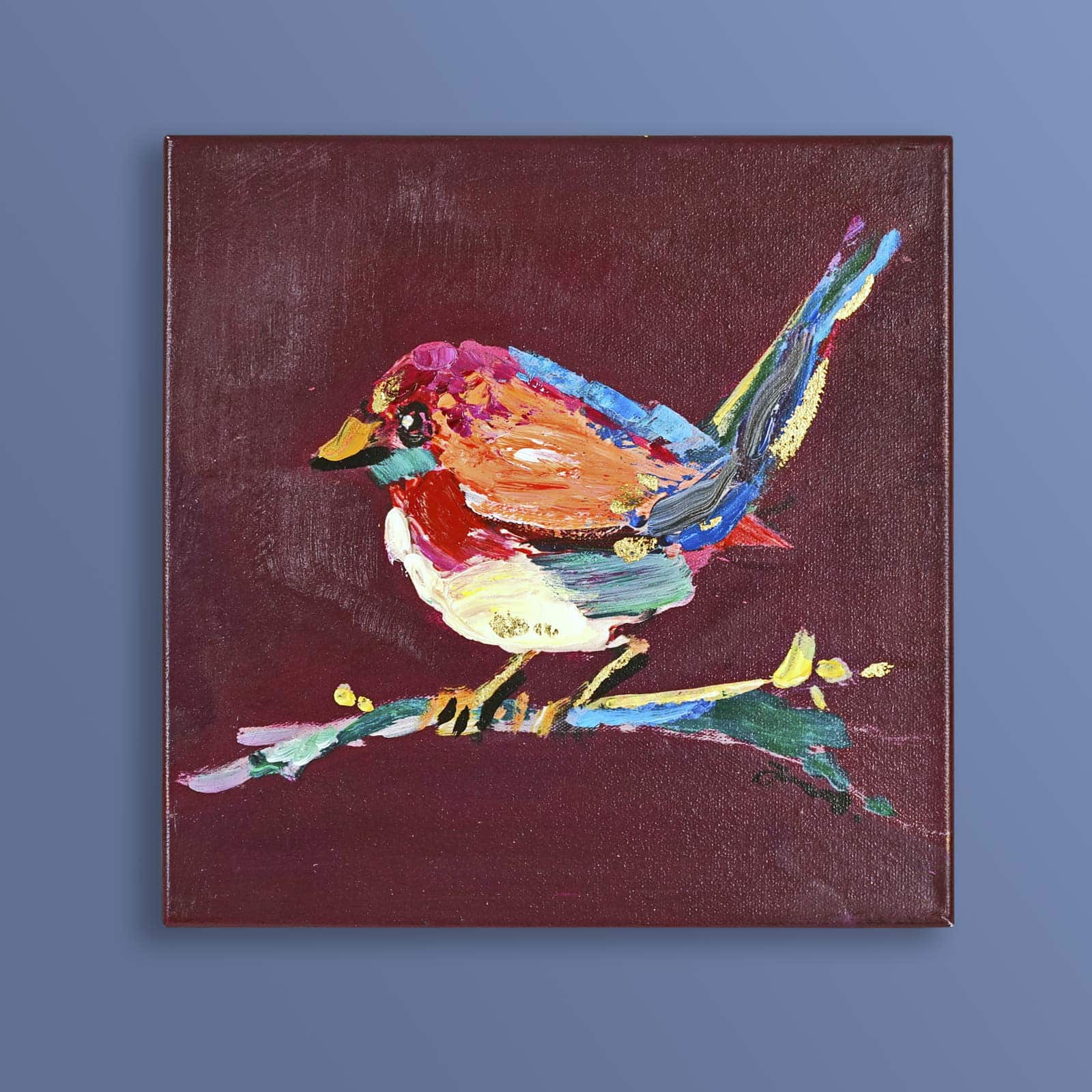 Quadro Birdy, viola