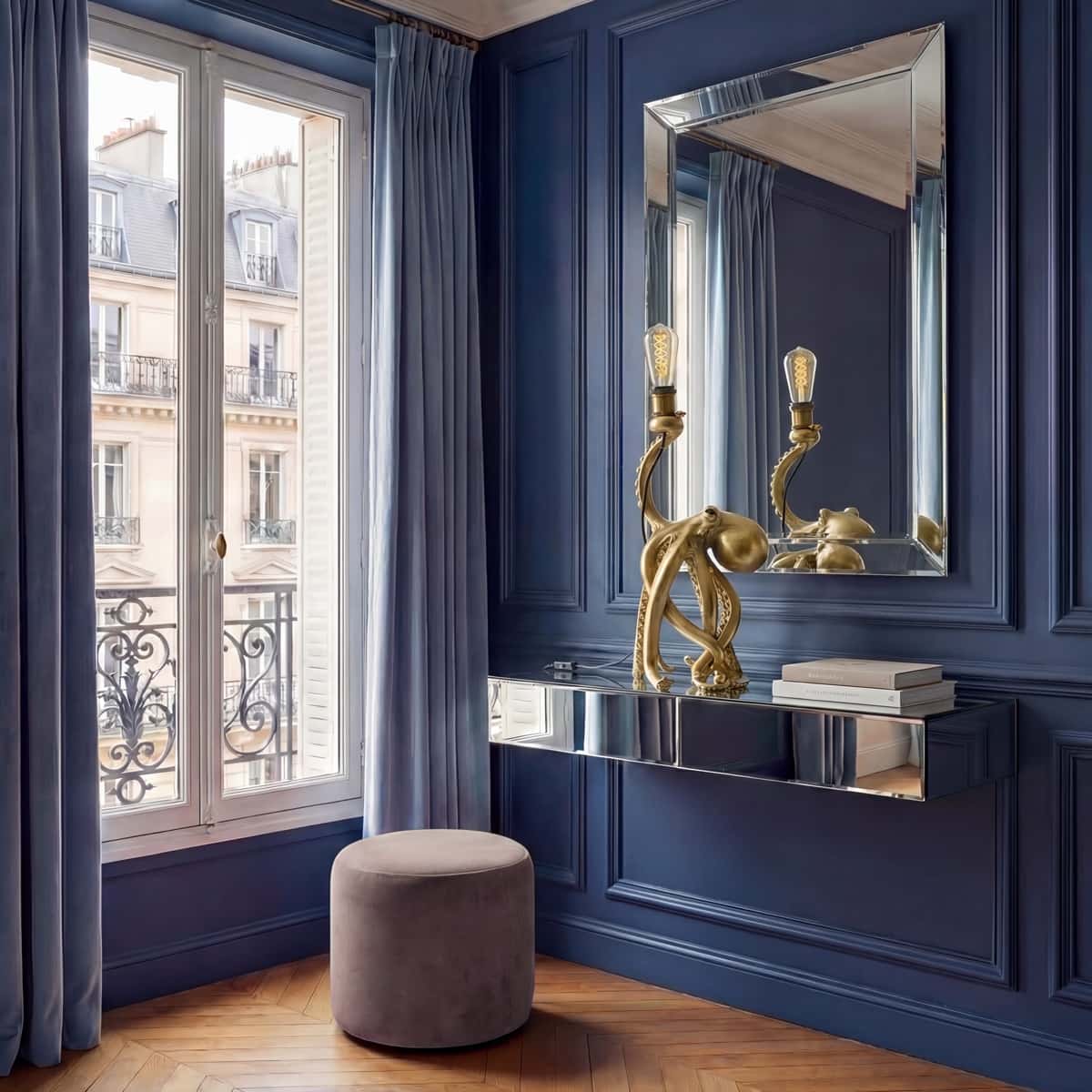 Tischleuchte Oktopus Otto Octopus, gold