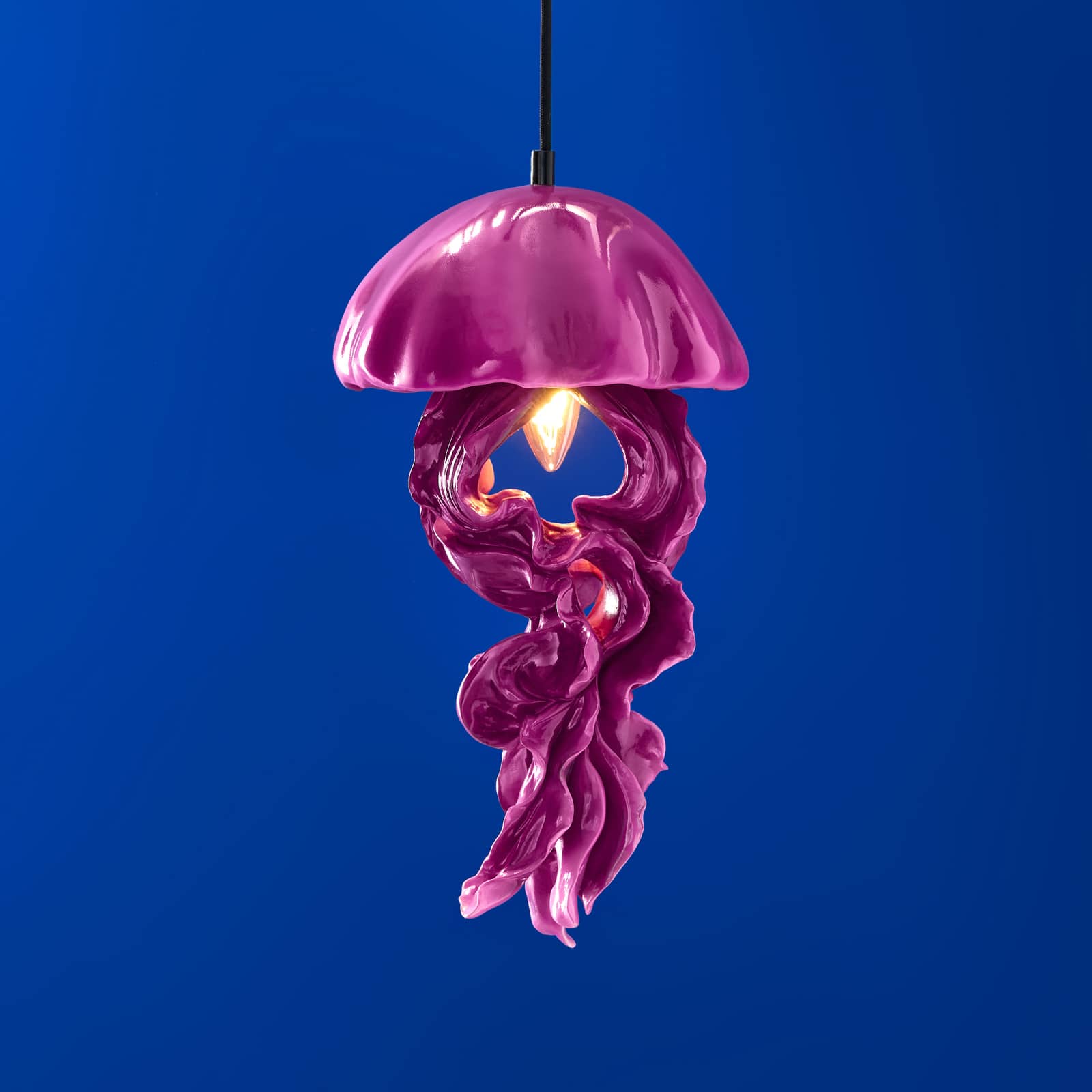  Plafondlamp kwal Ava, magenta