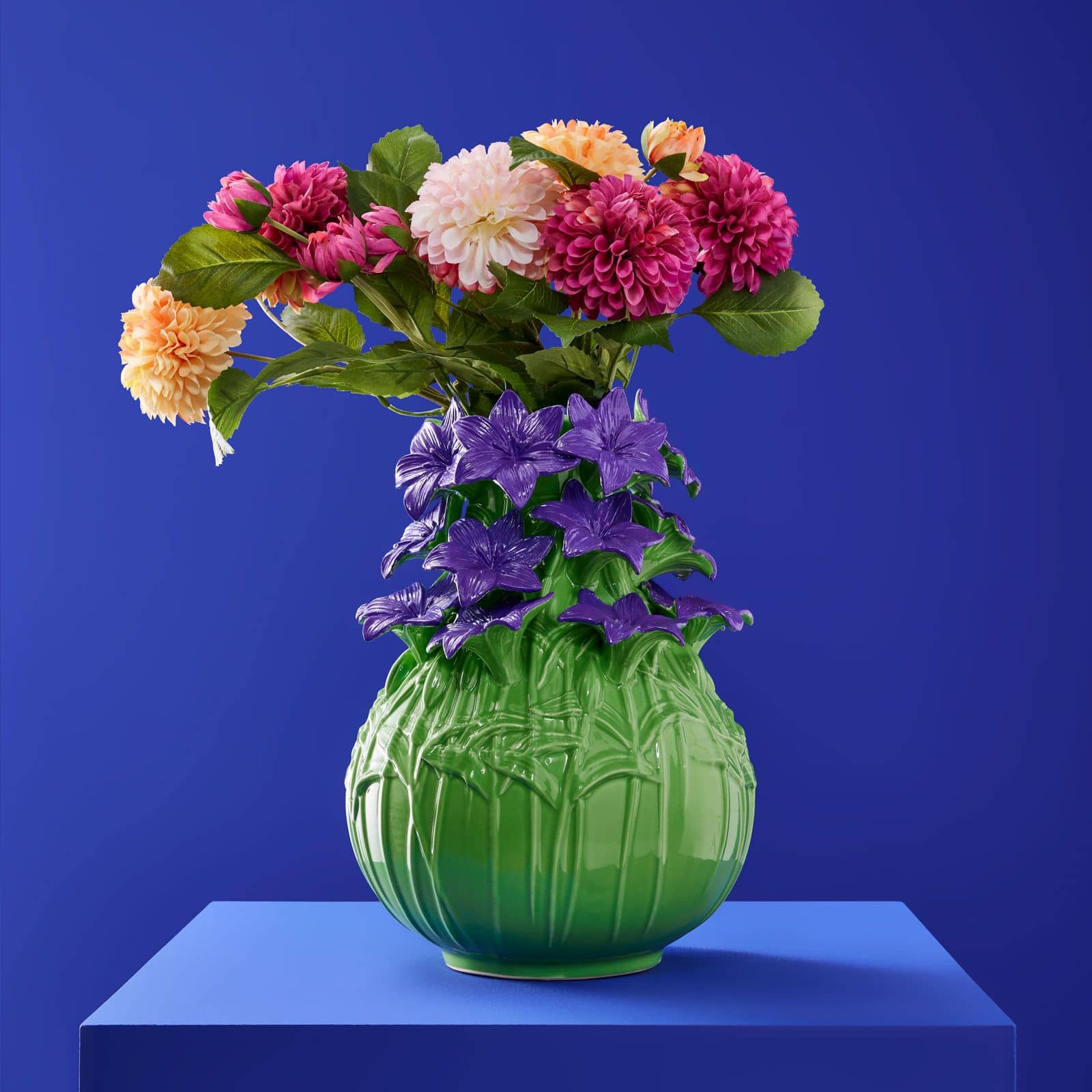 Verano vase, green-purple