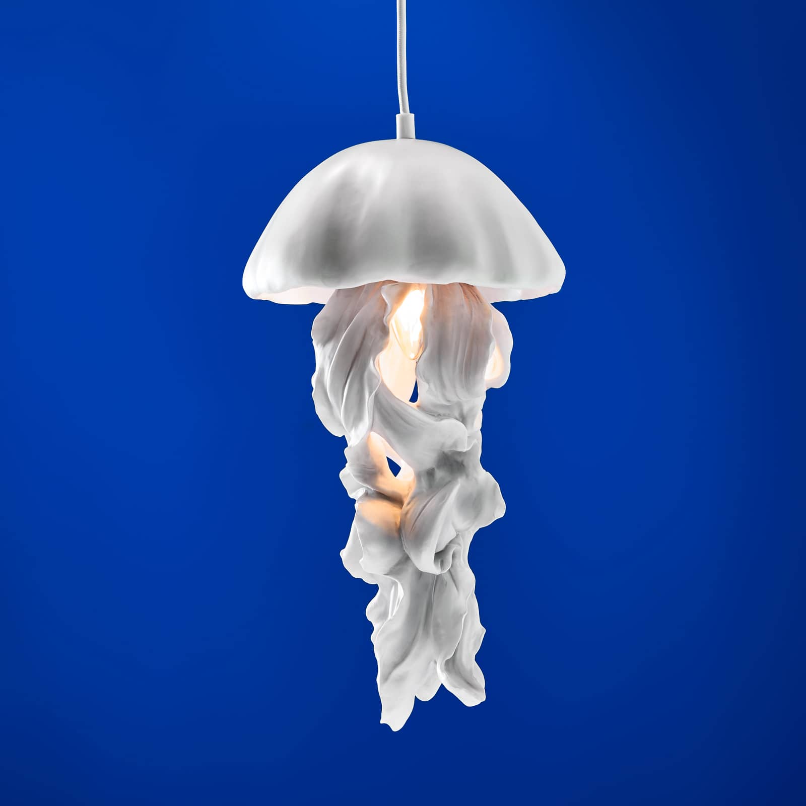 Lampa meduza Jellyfish Ava, biała