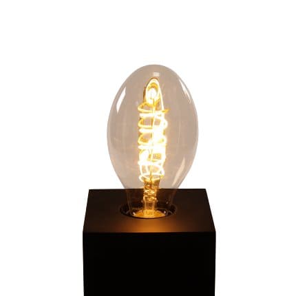 Light bulb spiral filament, Vintage Look, oval E27, 7,2x15cm 2,5 W, 220 V