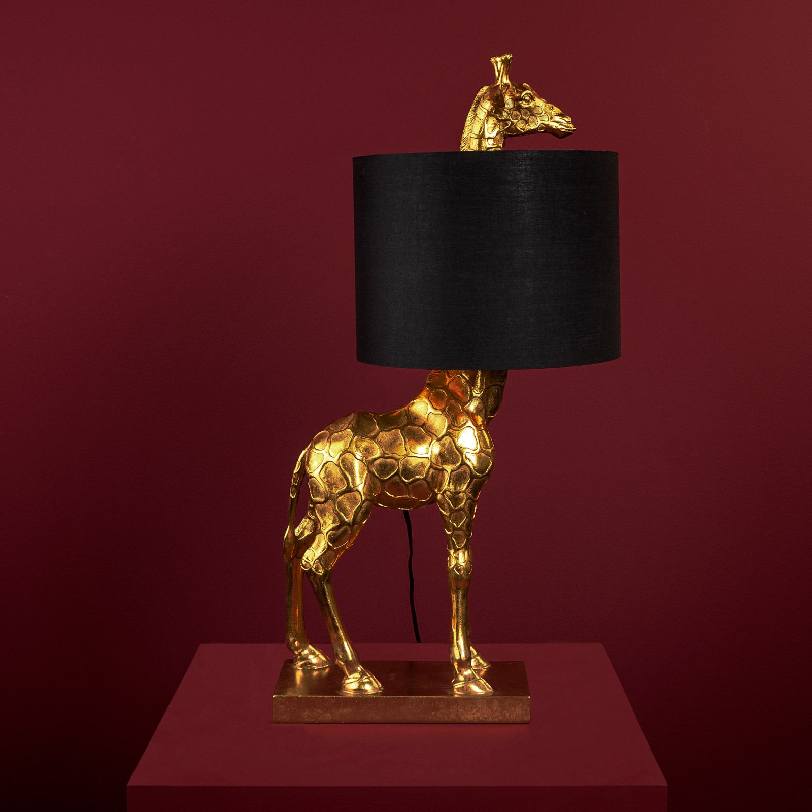 Table lamp Giraffe Lucie, gold