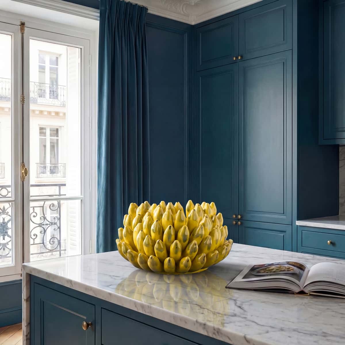 Vase - Schale Bananen, gelb