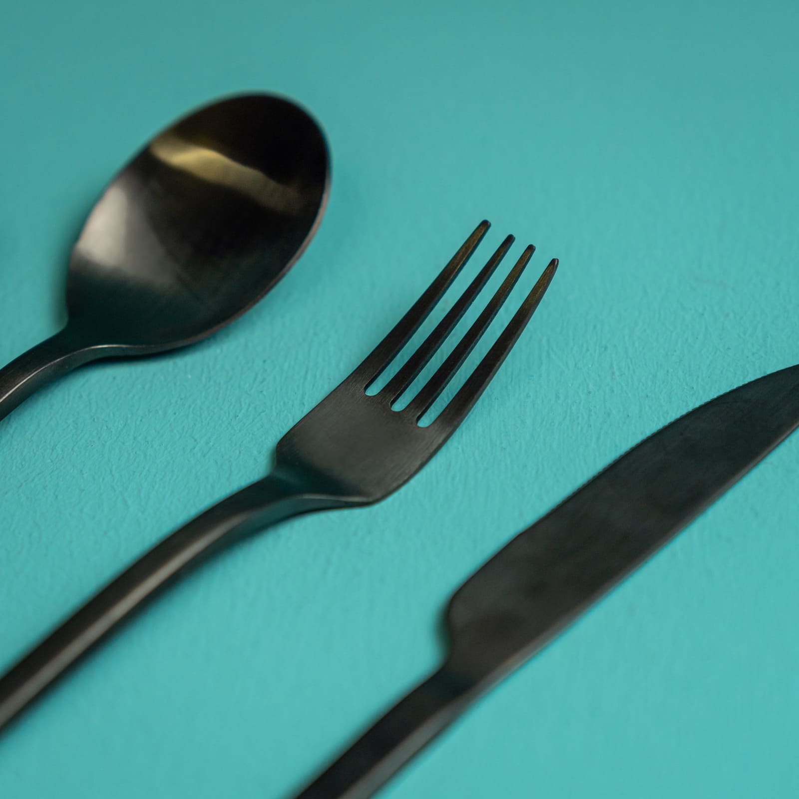 4er Besteckset Black Cutlery 