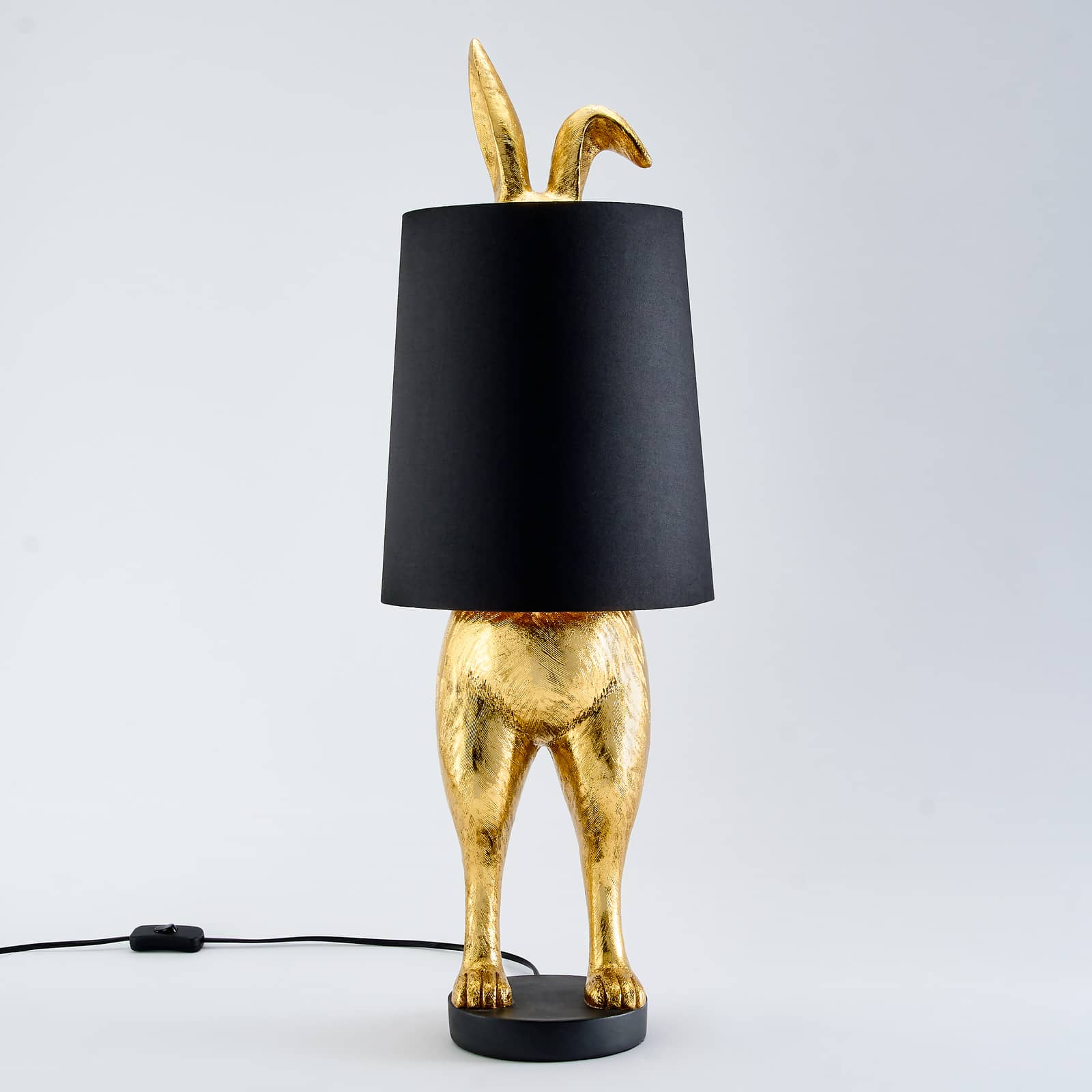 Lampe à poser, Lapin, Rabbit Lamp, noir, Ø29cm, H54cm - Moooi - Luminaires  Nedgis