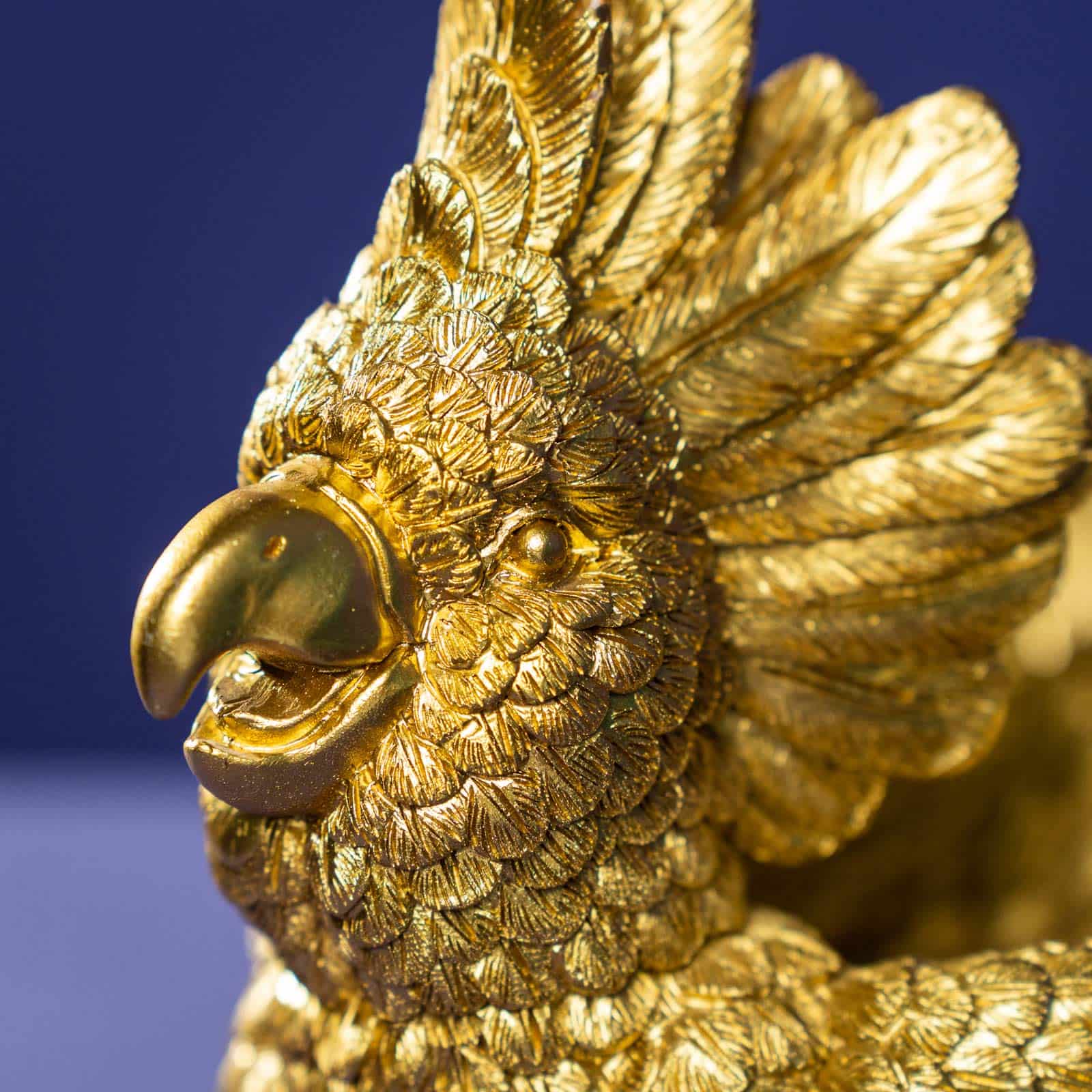 Decorative bowl cockatoo, gold