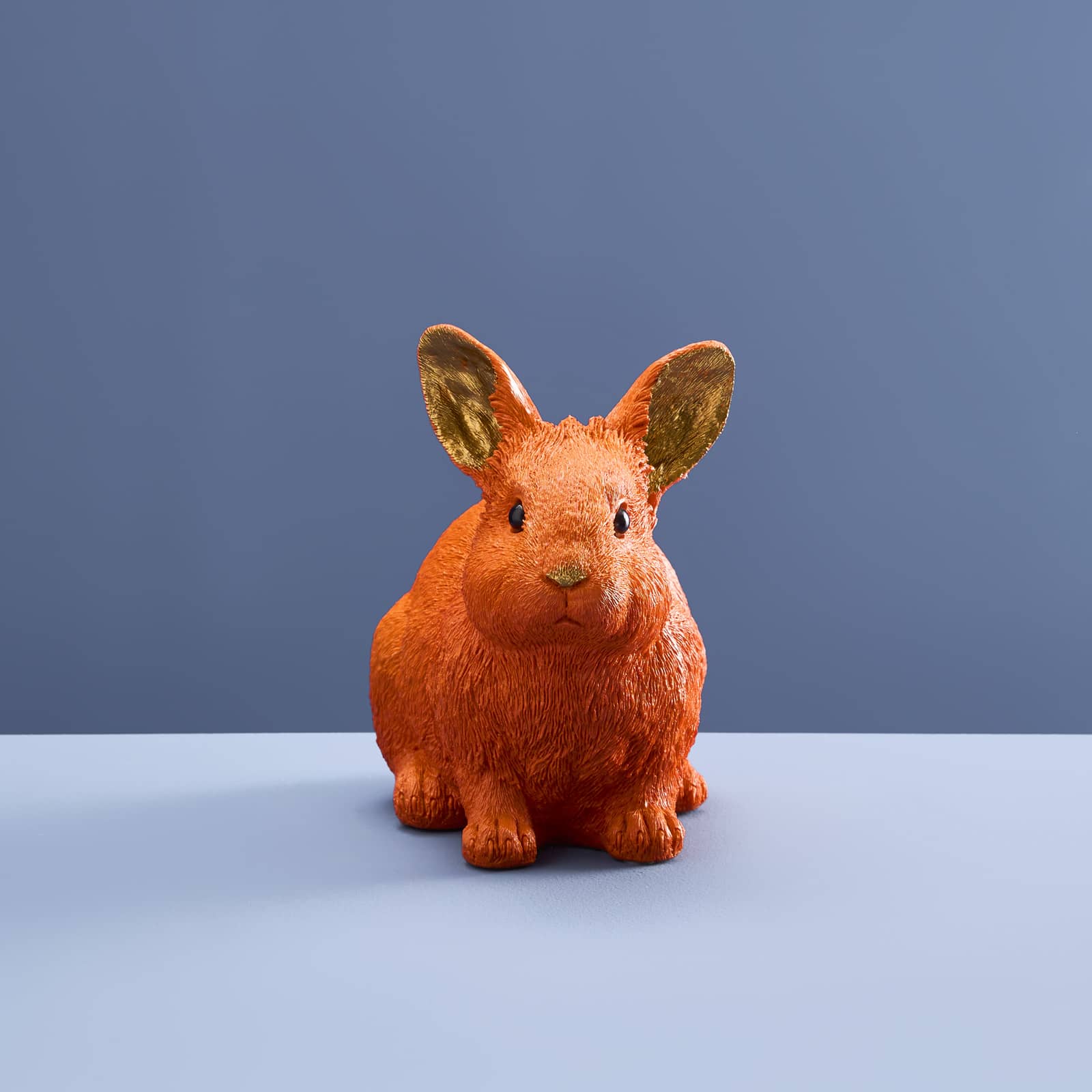 Tirelire lapin, orange